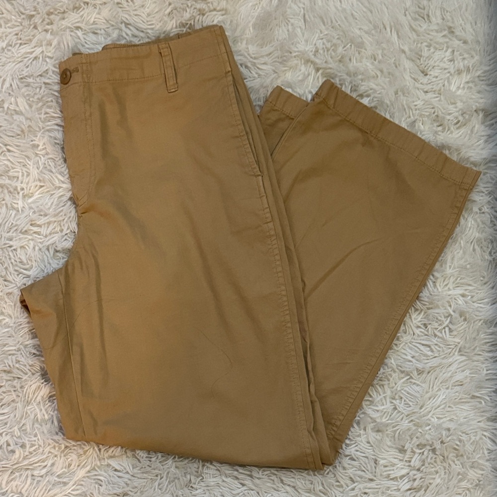 J. Crew Women's Tan Wide Leg Pants